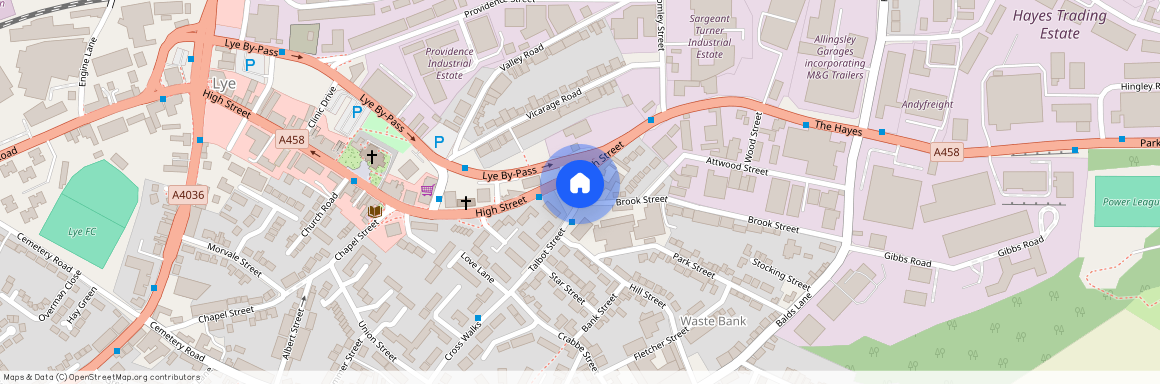 Talbot Street, Lye, Stourbridge, West Midlands, DY9