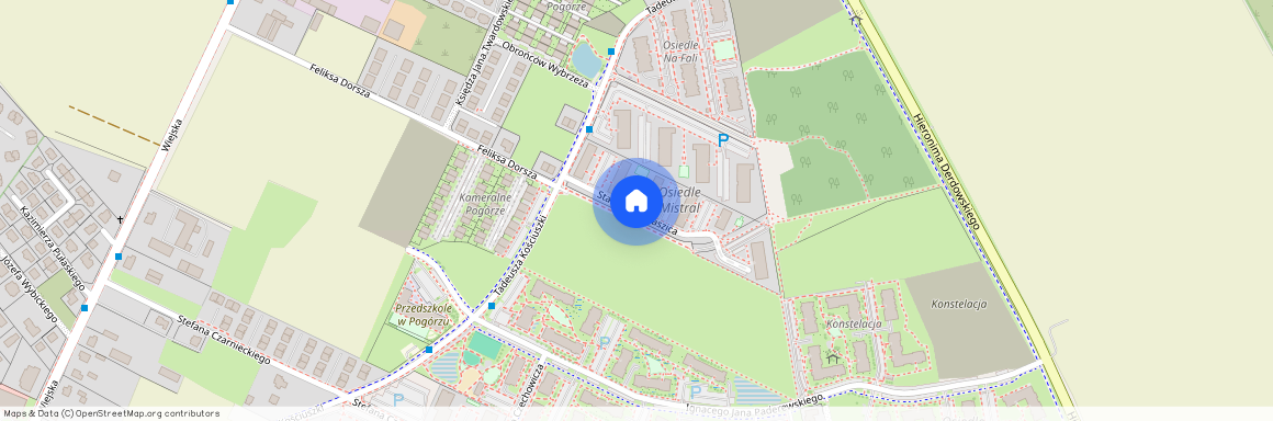 ul. Stanisława Staszica, Pogórze, Kosakowo, pucki, pomorskie