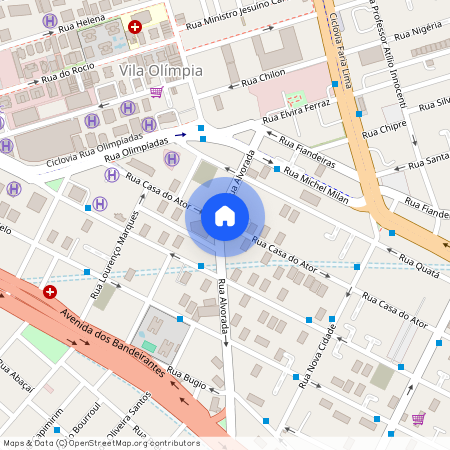 Rua Casa do Ator, Vila Olímpia, São Paulo