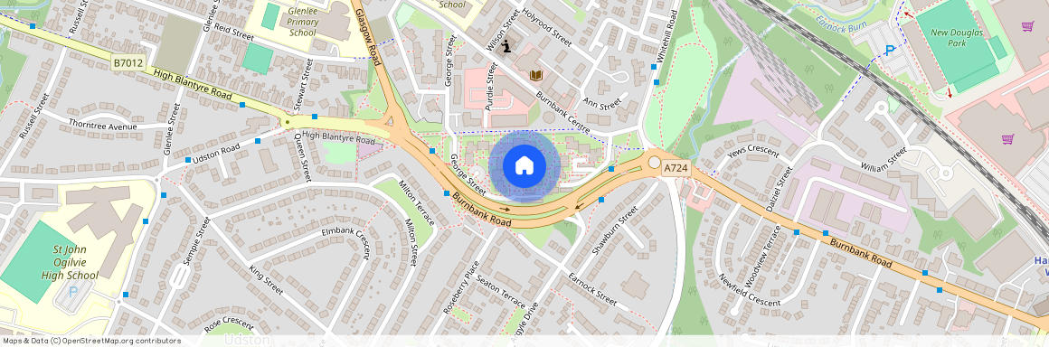 Burnbank Gardens, Hamilton, Lanarkshire, ML3