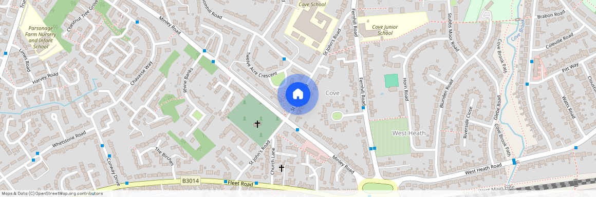 St. Johns Road, Farnborough, Hampshire, GU14