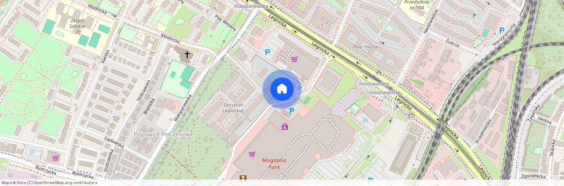 ul. Legnicka, Popowice Południowe, Fabryczna, Wrocław, dolnośląskie