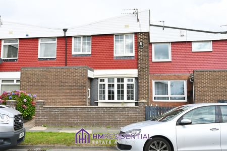 3 bedroom terrace house for rent on Cranesville, Gateshead, Tyne and Wear, NE9 6SP - Photo 2
