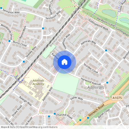 Admirals Way, Thetford