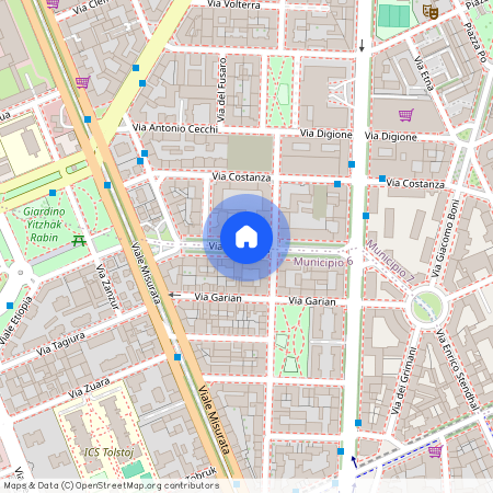 Via Roncaglia, Włochy, Milan