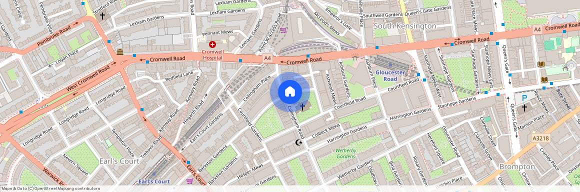 Ambassadors Hotel, 16 Collingham Road, London, SW5 0LX, United Kingdom