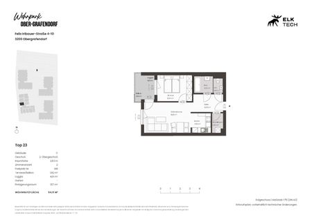 54,11qm 2Zi W-Balkonwohnung Erstbezug, Ökologische Bauweise - Foto 5