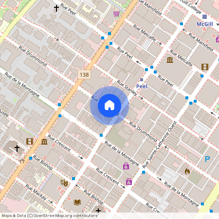 1245 Sherbrooke St West, Ville-Marie, Ville-Marie, Ile de Montréal, H3G 2X1