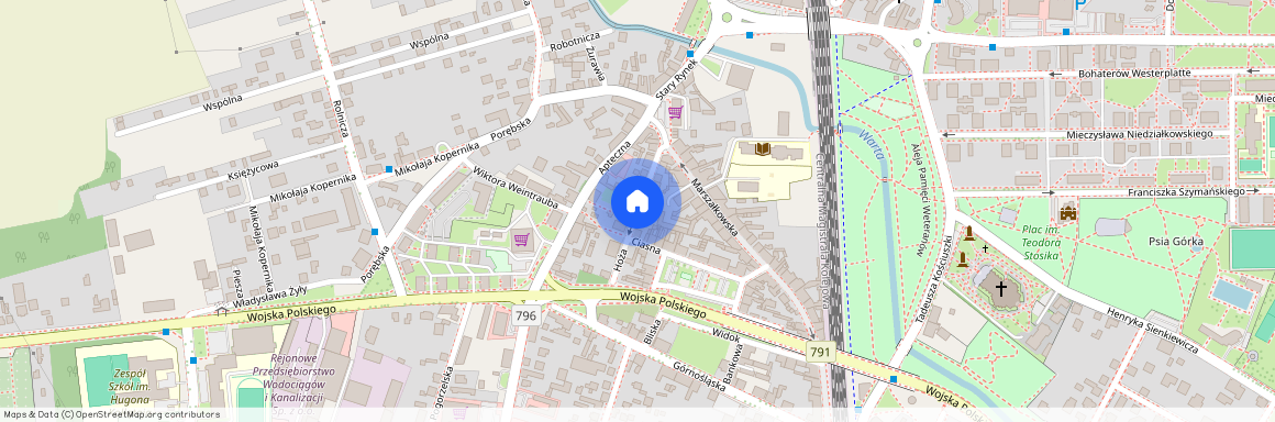 ul. Hoża, Zawiercie, zawierciański, śląskie