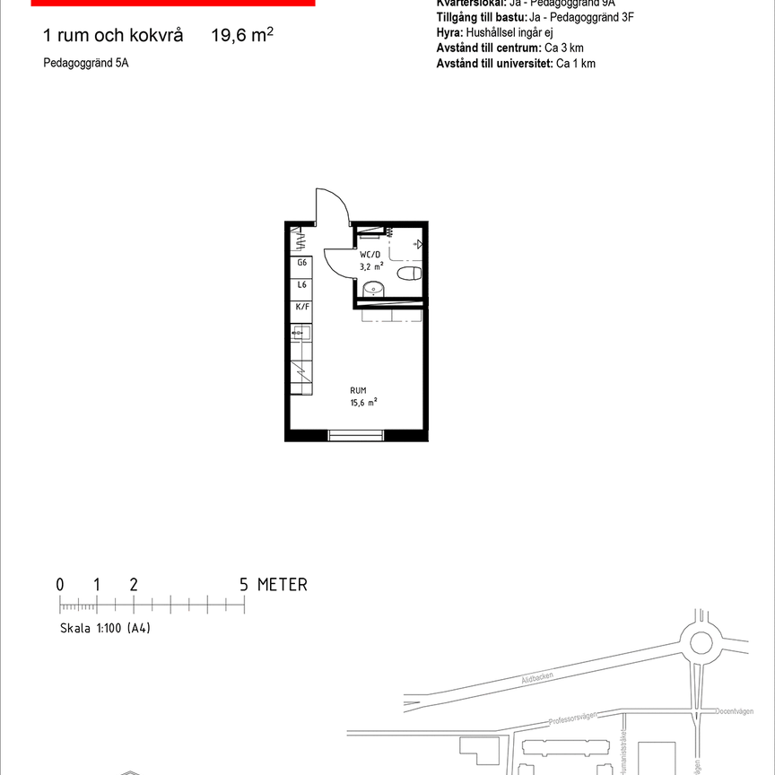 Pedagoggränd 5 A - Foto 2