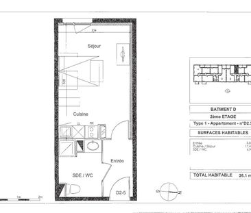 Location Appartement 1 pièce 26m² LAUNAGUET 31140 - Photo 6