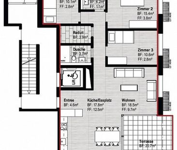 4.5-ZW à 94 m² im schönen Seeland - Foto 4