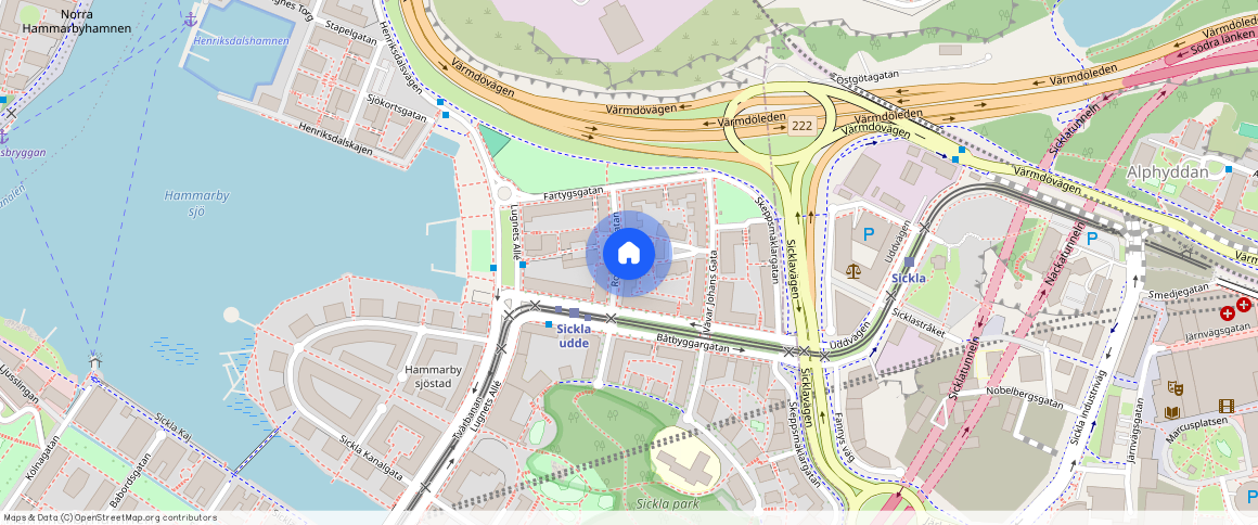 Rorgängargatan **, Södra Hammarbyhamnen