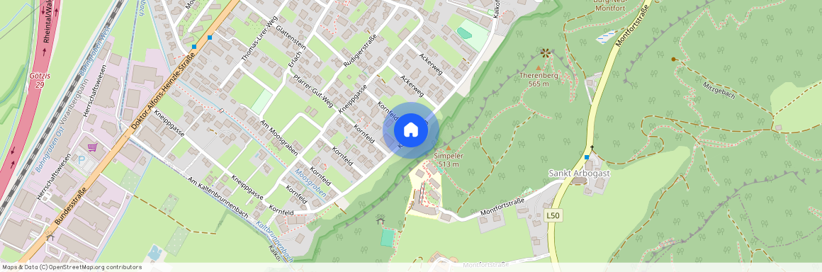 Kalkofenweg, (Alte Kirche), 6840 Götzis, Vorarlberg