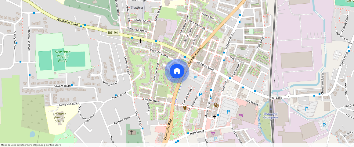 Oxford Street, Shaw, Oldham, OL2