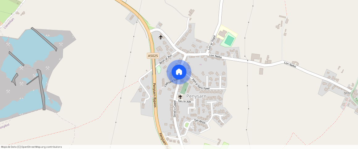 Miners Bach, Penysarn, LL69