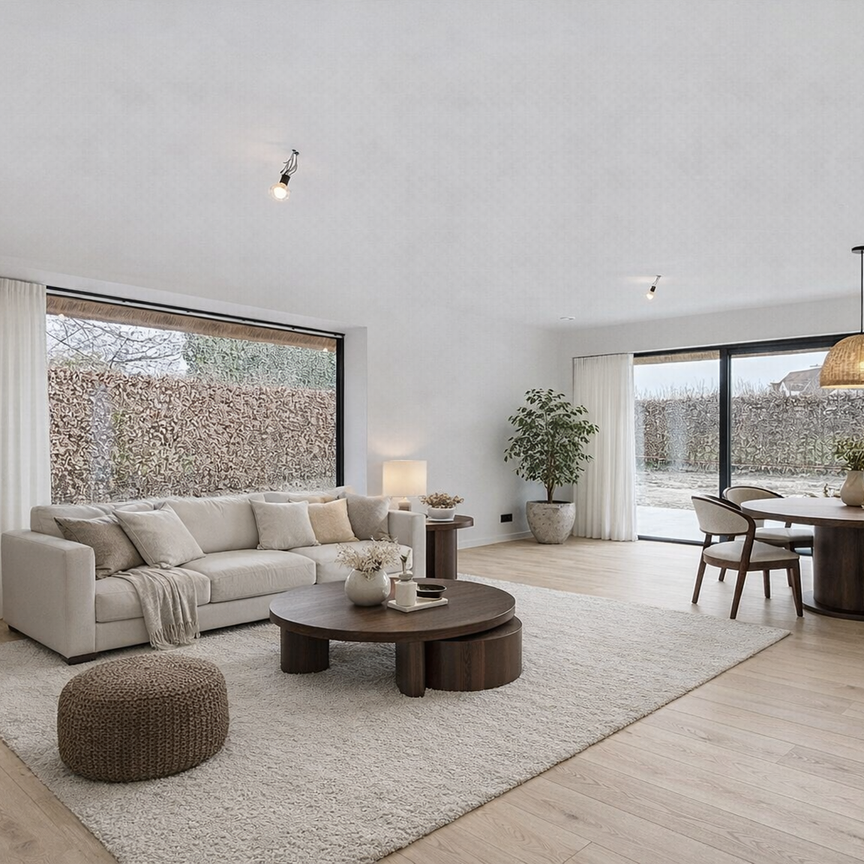 Hoogwaardige en ruime woning met 4slpk te huur in De Pinte - Photo 1