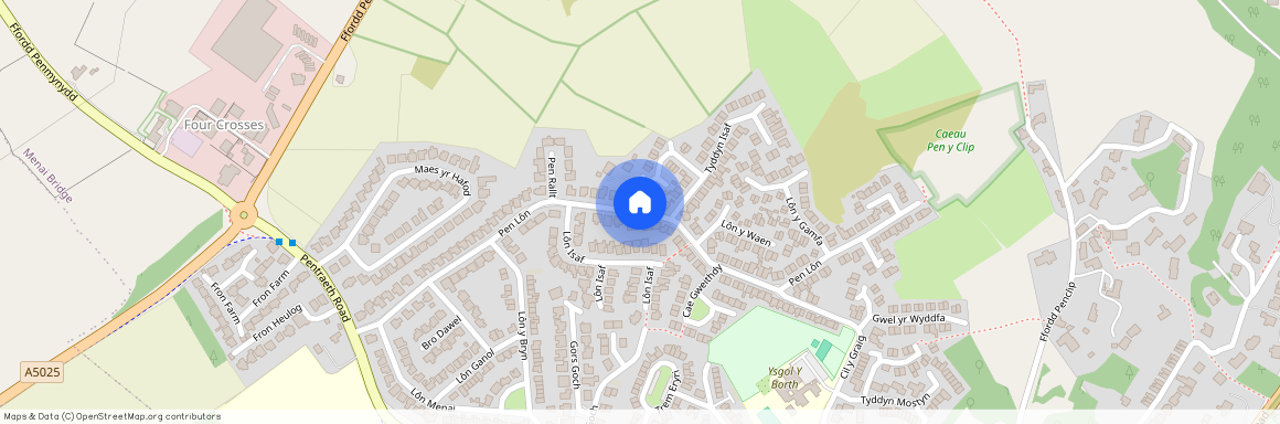 Penlon, Menai Bridge, Anglesey, LL59