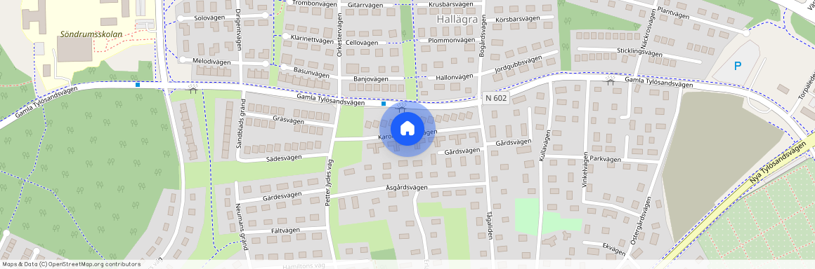 Karolineborgsvägen, Halmstad