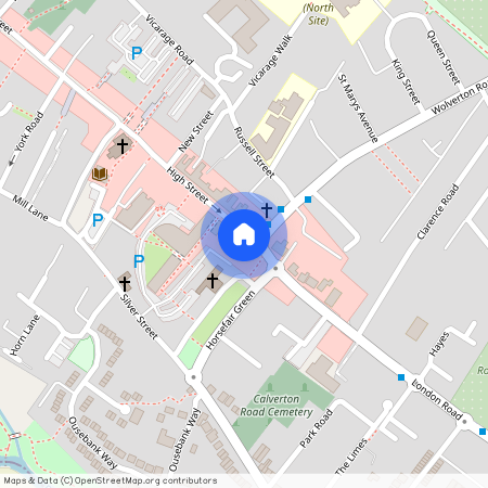 STONY STRATFORD - 1 Bedroom maisonette with garden, set just off High Street