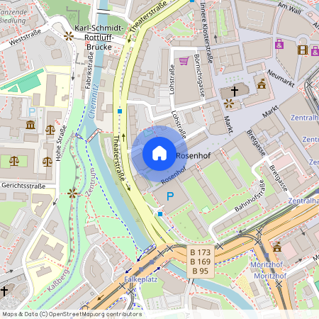 Chemnitz, Innenstadt, Rosenhof 14