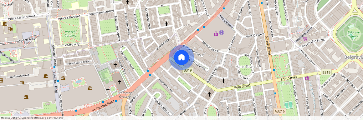 Beaufort Gardens Knightsbridge SW3, London, SW3