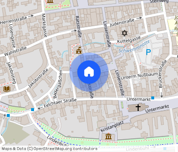 attraktive 2-Zi.-Whg. mit Balkon am Kornmarkt in Mühlhausen - Photo 1