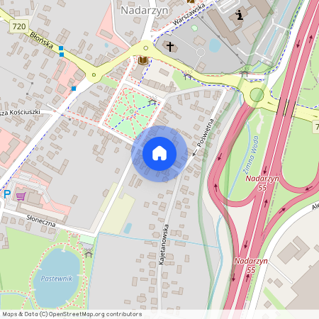 ul. Krótka, Nadarzyn, Nadarzyn, pruszkowski, mazowieckie