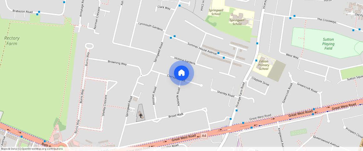 Clairvale Road, Heston