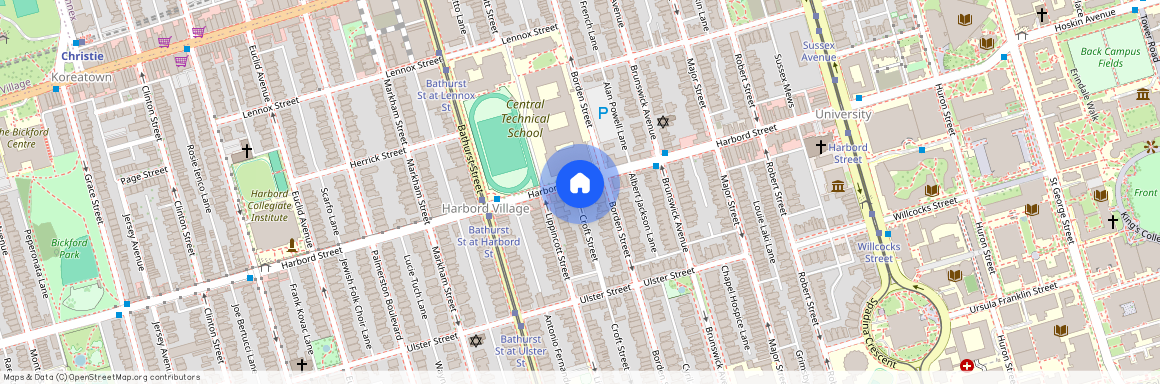 175 Harbord Street Unit# Bsmt Apt, Toronto