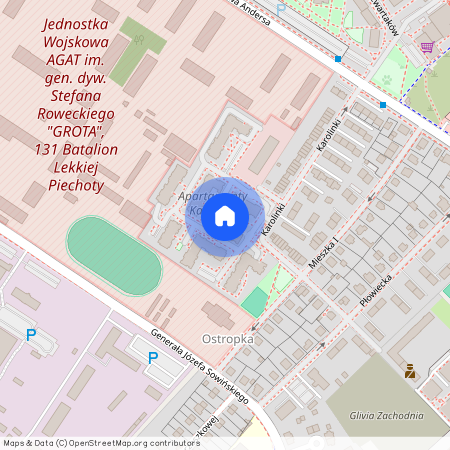 ul. Karolinki, Wojska Polskiego, Gliwice, śląskie