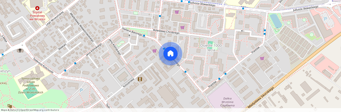 Stefana Batorego, Września, Września, wrzesiński, wielkopolskie