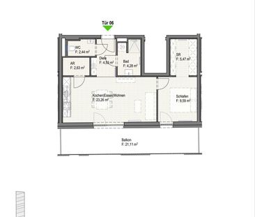 Schöne 2-Zimmer-Wohnung mit Balkon - Provisionsfrei! - Photo 1