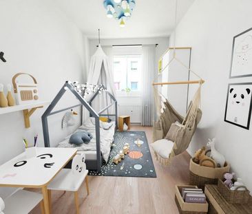 3-Raum-Wohnung mit Dusche, Aufzug und Balkon - Foto 1