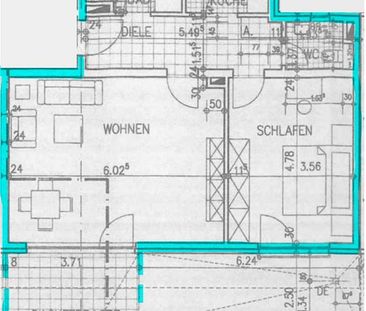 46310/158 Geräumige 2-Zi-Wohnung mit Dachterrasse in Troisdorf-Sieg... - Foto 2