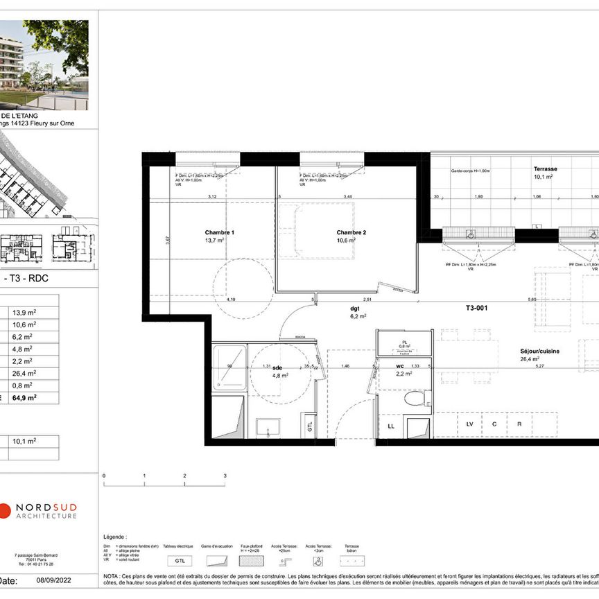 Appartement Fleury Sur Orne 3 pièce(s) 64 m2 - Photo 2