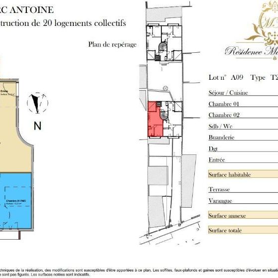 Location Appartement 2 pièces 44m² ST DENIS 97400 - Photo 2