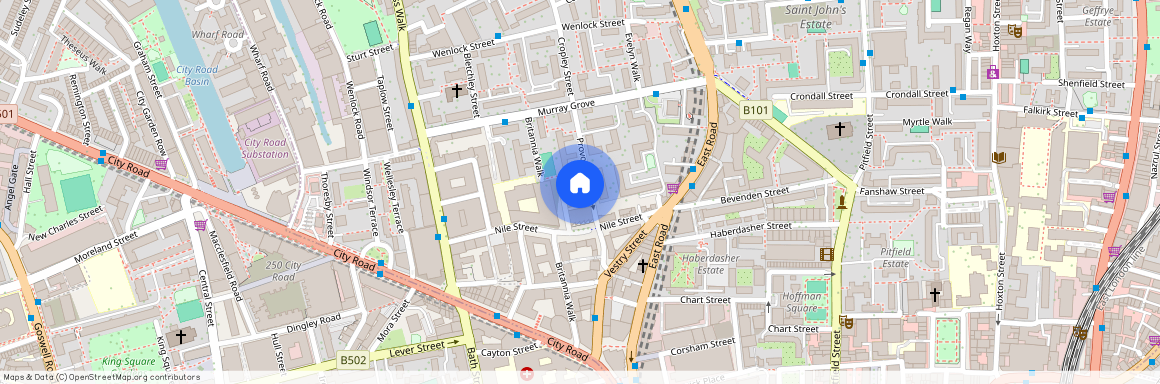 Flat 17, 45 Provost Street, N1 7NW, London