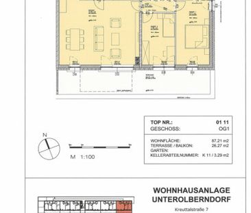 Charmante 3-Zimmer-Wohnung mit großem Balkon in Unterolberndorf - Photo 2