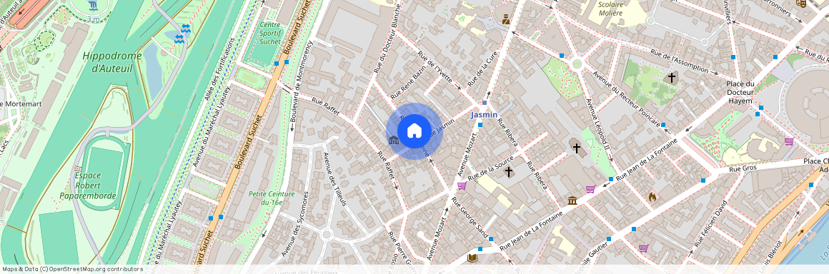 Building Rue Henri Heine - checkmyguest - 1348072, Rue Henri Heine, Paris