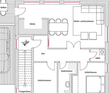 Einzigartige Obergeschosswohnung in Top Lage (BJ 2020) - Photo 1