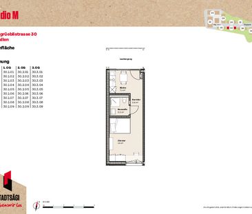 Première occupation - Votre nouveau studio dans le Stadtsägi - Photo 5