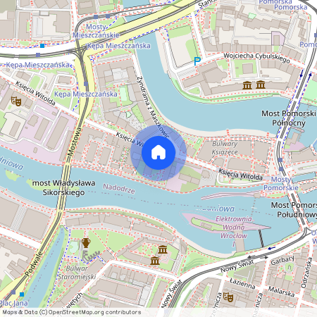 ul. Księcia Witolda, Nadodrze, Śródmieście, Wrocław, dolnośląskie