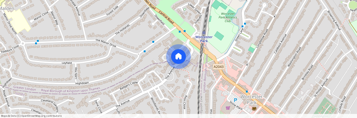 KT4 7EL, Worcester Park