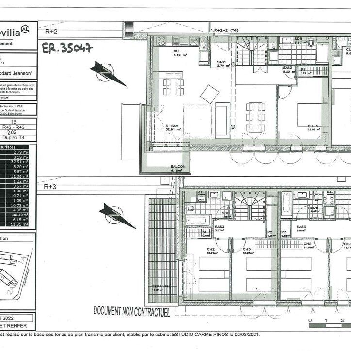 Location appartement T4 104.10m² à Saint-dizier (52100) Loyer CC * : 830.93 € Réf : ER.35047 - Photo 1