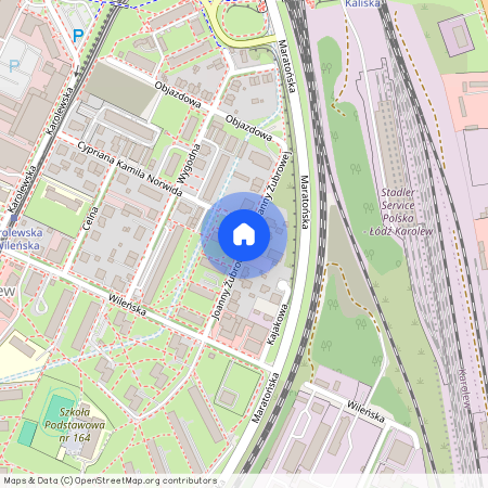 Żubrowej, Polesie, Łódź