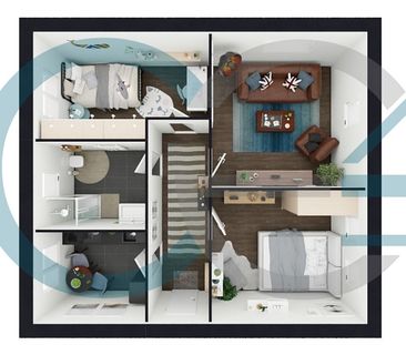 Schicke und renovierte 3-Zimmer-Wohnung in zentraler Lage mit Außen... - Photo 6