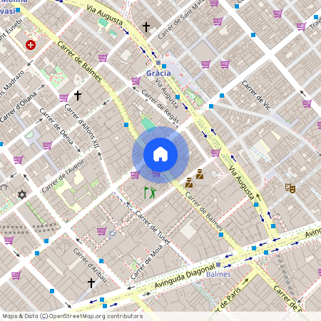 Carrer de Balmes 206, 6º 1ª, 08006 Barcelona, Gràcia, Sarrià, Eixample