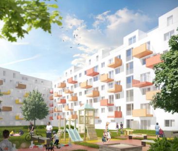 NEUBAU nahe Merkur City - 3-Zimmer-Mietwohnungen (Ecklage Süd-Ost) ... - Photo 3