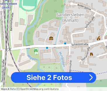 O266W6: 2-Raum-Wohnung im Zentrum von Sandersleben - Foto 1